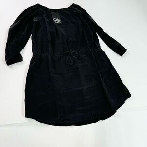 Chaser Dress Women Medium Black Off-The-Shoulder Tie-Waist Mini NWT Cottage Core